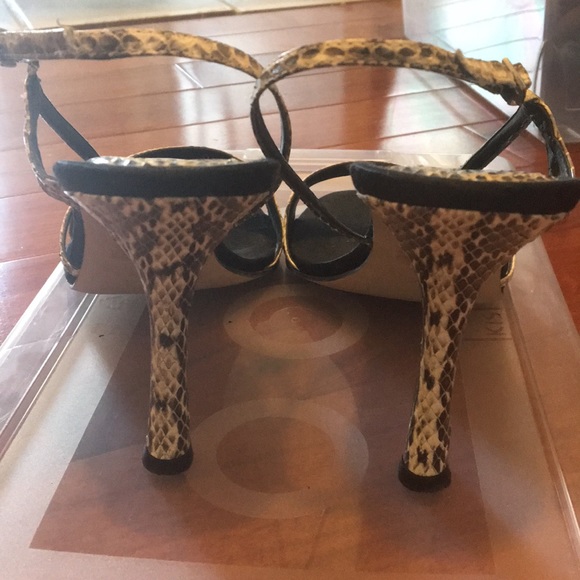 Nine West Snake Print Sandals - Picture 3 of 3